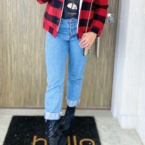 J brand cropped straight leg jeans